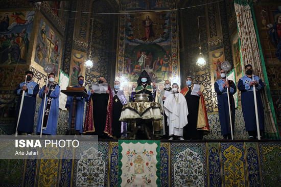 مراسم «تقدس آب» در کلیسای وانک اصفهان مراسم «تقدس آب» در کلیسای وانک اصفهان