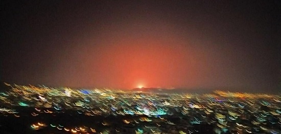 گزارشهای متعدد از نور عجیب در شرق تهران گزارشهای متعدد از نور عجیب در شرق تهران