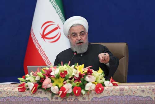 روحانی: تبریک، دوباره در برابر آمریکا پیروز شدیم