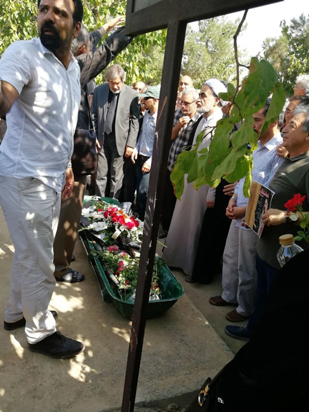 تصاویری از مراسم تدفین &laquo;هما سلطانی&raquo;