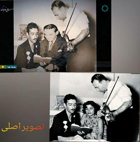 سانسور تصویر خواننده زن پیش از انقلاب در سیما