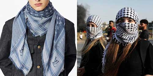 فروش روسری شبیه به چفیه، توسط لویی ویتون!