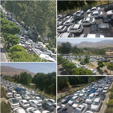 ترافیک سنگین در راه&zwnj;های البرز تا شب ادامه دارد