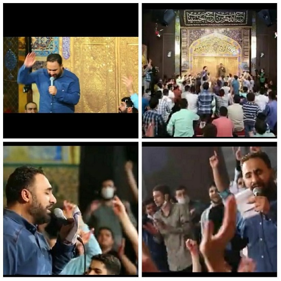 مراسم یک هیات بدون رعایت فاصله اجتماعی! مراسم یک هیات بدون رعایت فاصله اجتماعی