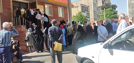 ازدحام سالمندان برای واکسیناسیون