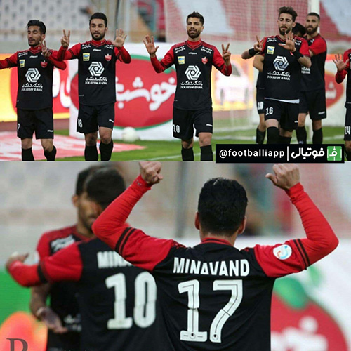 تقارن جالب پرسپولیس؛ گل دقیقه ۲۵ به یاد میناوند تقارن جالب پرسپولیس؛ گل دقیقه ۲۵ به یاد میناوند