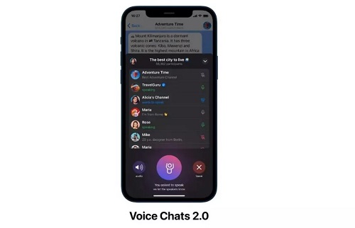 انتشار آپدیت جدید تلگرام با قابلیت Voice chat انتشار آپدیت جدید تلگرام با قابلیت Voicechat