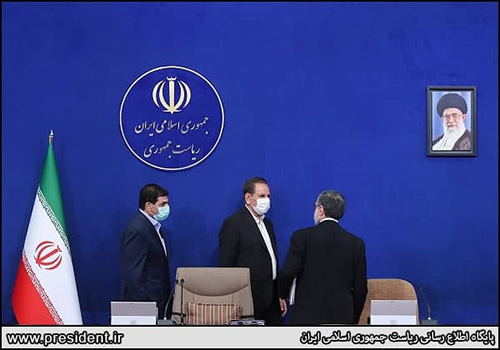 تصاویری از لحظه خداحافظی جهانگیری با دولت تصاویری از لحظه خداحافظی جهانگیری با دولت