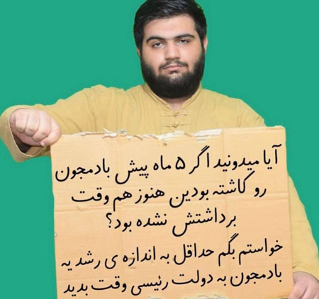 قصه جوانی که بادمجان را حجت آورد برای اقناع! قصه آن جوان که بادمجان را حجت آورد به جهت اقناع!
