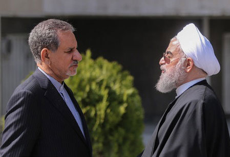 شایعه قهر جهانگیری در پی بحث تند با روحانی شایعه قهر جهانگیری در پی بحث تند با روحانی